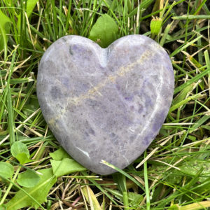 Lavender Jade Heart (lj9)