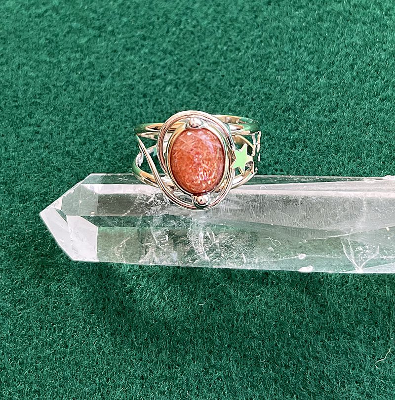Magical Delights Sunstone Ring (mdfb92)