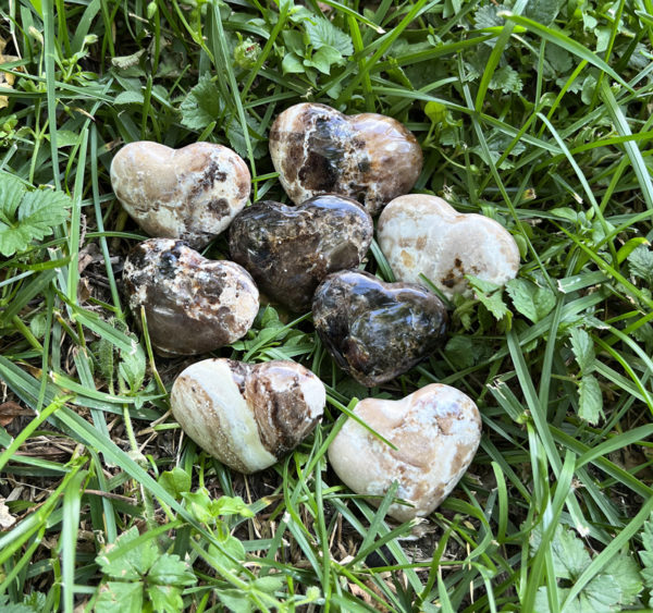Black Opal Hearts (ob6)