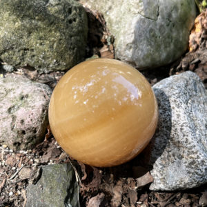 Orange Calcite Sphere (oc5)
