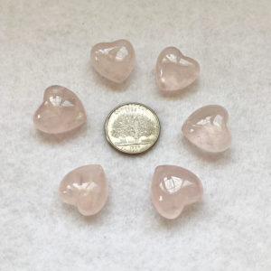 Rose Quartz Hearts — Small (rqtz45)