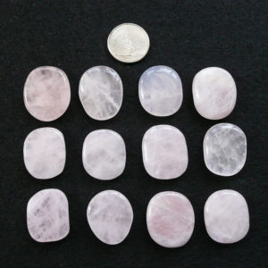 Rose Quartz Palm Stones (rqtz47)