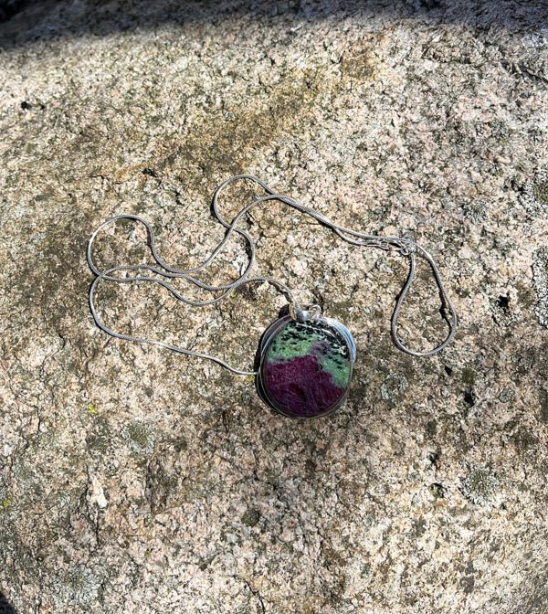 Ruby in Zoisite Pendant (rz11)