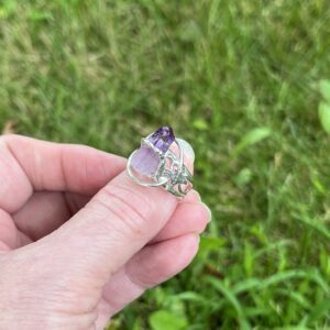 Magical Delights Amethyst Point Ring (mdfb128)