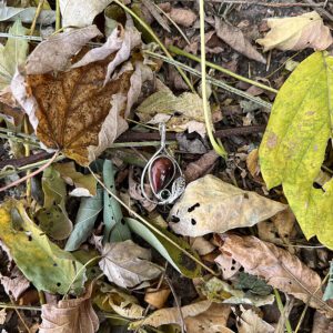 Magical Delights Red Tiger Eye and Tourmaline Pendant (mdp82)